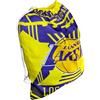 Generico Sacca gialloviola gym bag scarpe palestra ragazzo basket sport uomo donna bambino bambina accessorio fan zaino idea regalo