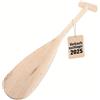 POPETPOP Timone in legno da 19,5 pollici, per attività acquatiche, design ergonomico con impugnatura a T, adatto per barche, kayak, canoe e tavole da surf