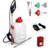 Forum EQUIPEMENT - Pompa Irroratrice a Batteria 16L con Lancia Inox 40 cm, Spruzzatore a Batteria per Diserbo e Cura del Giardino, Atomizzatore a Batteria per Pulizia Tetti - Getto a 9m - 1 Batteria