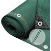 VOUNOT® Rete Ombreggiante 1×20m, Telo Recinzione Giardino 230 g/m² HDPE, Tessuto Ombra Privacy Antistrappo Antivento con Fascette, per Esterno, Serra, Balcone, Giardino, Verde