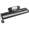 Alesis Recital Grand - Pianoforte digitale 88 tasti pesati di tipo Graded Hammer, 16 suoni di pianoforte e altoparlanti integrati