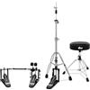 Drum Workshop 3000 3-Pc Hardware Pk, Double Pedal