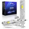 KOYOSO H1 Led 100w 22000lm, 500% Lampadine Led H1 6000k Bianco 12v Auto, Abbaglianti O Anabbaglianti Dimensioni Ridotte, Plug And Play, Dimensioni Della Lampada Alogena 1:1, 2 Lampadine H1 Led
