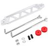 JNNJ Alluminio Batteria Dell'auto Tie down Bracket, Batteria Dell'auto Tie down Mount Staffa Tenere Lock Anodizzato, Batteria Di Alluminio Resistente Dell'automobile Tie Giù La Staffa(Argento)