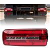 Fraylis Fanale posteriore destro a LED per MAN camion TGX TGS TGA TGM TGL con | Fanale posteriore 24 V LED per MAN TGA 2000-2007, MAN TGL/TGM, 2005-2020, MAN TGS/TGX prima generazione (2007-2020)