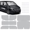 MaxEarn Set di 10 tende termiche interne per VITO II W639/Viano LWB L2 2003-2014, kit protezione solare, copertura parabrezza anteriore, protezione UV estiva e protezione d