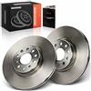 Frankberg Set di dischi freno incl. 2x Dischi Freno Anteriore Ventilato Diametro312mm Compatibile con P.a.s.s.a.t Variante 3G5 CB5 Golf VI 5K1 T-R.O.C A11 D11 Replace# 1K0615301AA