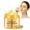 AONAT Maschera Per Il Viso in Oro 24K, Gold Peel Off Maschera Viso, Maschera per Il Trattamento Viso Antirughe Antietà, Sollevare e Rassodare, riduce le linee sottili e pulisce i pori 120ML