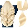 Einbeauty Extension Capelli Veri Biadesivo 60cm 50g Biondo Chiaro Invisibile (24 Inch, 60#) - 20 Pezzi