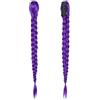 HTTDSLF 26 Pre Stretched Braiding Hair Extension per Treccine, Extension Treccine Fibra Sintetica Capelli per Treccine Africane, Treccia a Clip Finti Trecces Parrucca Festa Halloween Costume Cosplay