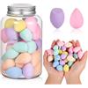 Frizlryem 40 Pezzi Spugnette Trucco Make Up Colorate, Mini Beauty Blender Make Up Morbida e Lavabile, Spugnetta Trucco Make Up per Fondotinta,Correttore e Cipria,per Polveri,Creme e Liquidi,Uso Bagnato/Asciutto