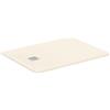 Ideal Standard - Ultra Flat S+, Piatto doccia rettangolare ultrasottile in resina effetto pietra, 120x90cm, Ideal Solid, Scarico lato corto, Sabbia