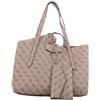 GUESS Eco Brenton Tote Latte Logo