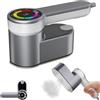 Frogetu Ferro da Stiro Portatile da Viaggio, Ferro da viaggio portatile da 1200 W con 6 Modalità, 2 in 1 Mini Ferro da Stiro con Serbatoio dell'Acqua da 120 ml, Pieghevole a 180°
