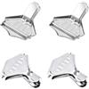 SinChic Spremiagrumi Manuale,4 PCS Spremi Agrumi Manuale In Acciaio Pressa Agrumi per Limone Spremi Slice per Cucina Bar Ristorante