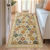 MAST DOO Tappeto Passatoia per Corridoio 80x150cm, Tappeto Boho per Cucina Lavabile a Pelo Corto Antiscivolo, Tappeto da Cucina per Corridoio, Sala da Pranzo, Camera da Letto, Soggiorno, Colorato