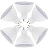 OUKAIDE 6 pezzi Lampade a LED MR16 GU5.3 7W Bianco Caldo 3000K Faretto MR16 70W equivalente, riflettore spot LED GU5.3 MR16 700LM AC 85-265V non dimmerabile