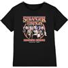 Stranger Things Hawkins Heroes Group 1987 T-Shirt Bambini, Nero, 7-8 A