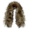 Hezhou Sciarpa Pelliccia Artificiale Decorazione Pelliccia Cappuccio Invernale Classic Felpa Cappuccio Collo Pelliccia Sintetica Caldo Lusso Giacche Cappotto Invernale Cappuccio (A)