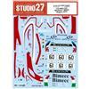STUDIO27 1/24 MP4-12C Bhaitech #60/61 Nogaro 2014 for Fujimi DC1060 Decal F/S