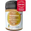 Bexor® Bromelina Forte - Drenante Gastroprotetta - 5000 GDU strong fino a 4500 mg Super Concentrato - 120 Compresse - Benessere & Microcircolo Integratore Enzimi Digestivi Antinfiammatorio Digestivo.