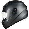 Favoto Casco Moto Integrale - Uomo e Donna, Certificato ECE, Traspirante e Confortevole, con Visiera Trasparente Antigraffio e Chiusura a Cricchetto, , Fibra di Carbonio, M (57-58cm)