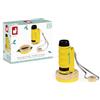 Janod - Microscopio Tascabile Nomade per Bambini - Ingrandimento 50x-250x + Supporto in Legno - Concepito per Scoprire la Natura e Il Giardino - dai 3 Anni