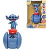 Lexibook, Disney Stitch, Il Robot Interattivo Stitch Surfer - Equilibrio Permanente, Effetti Luminosi e Sonori, Giocattolo Portatile con Sensori Reattivi, Blu, ROB01DLXB