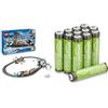 LEGO City Treno Espresso Artico RC, 22 binari, 7+ anni, 60470, & Batterie AAA Ricaricabili Amazon Basics 12 pz, 850mAh