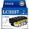 HL4win LC3237 Cartucce d'inchiostro Compatibile con Brother LC3237 LC-3237 XL LC3237XL LC3239 per Brother MFC-J5945DW MFC-J6945DW MFC-J6947DW HL-J6000DW HL-J6100DW (Nero Ciano Magena Giallo, 4 Pack)