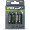 GP Batteries 125210AAHCF-C4 ReCyko+Pro Photo HR06 Mignon (AA) - Batteria NiMH 2000 mAh 1,2 V, 4 pezzi