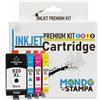 Mondo Stampa Cartucce d'Inchiostro Compatibili per HP 920XL 920 XL, Multipack 4 Colori (Nero, Ciano, Magenta, Giallo), Resa 1200 Pagine, per OfficeJet 6000 6500A 7000 7500A
