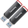 fanxiang Chiavetta USB 3.0 128GB x2 Fino a 200 MB/s - Pen Drive USB 3.2 per PC, Laptop, Computer, Auto, TV - F309