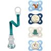 MAM Skin Soft Silicone Ciuccio Start Mini 0-2, pack of 6