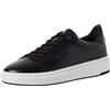 MARCO TOZZI Sneaker da uomo soletta estraibile pelle soletta in pelle moderno, nero (BLACK), 41 EU