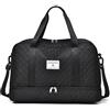 SUNSEATON Bagaglio a Mano, 50x30x25, 30L, Borsa da Viaggio, Borsoni Weekender, Borsa da Cabina per Viaggio e Sportiva, Borsone Palestra (Nero)
