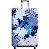 GOXUNYUAN Copertura del bagaglio di viaggio, borsa del protettore della valigia si adatta al bagaglio 19 a 20 pollici, Blu