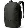 Bellroy Transit Travel Pack Pro (zaino da viaggio a mano da 30-38 litri, con custodia per notebook, protezione RFID e tasca per bottiglie con cerniera) - Olive