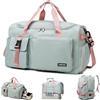 YOUYIKE Borsone da Viaggio da Uomo e Donna, Borsa da Viaggio Pieghevole, 42L Borsa Sportiva Grande con Scomparto per Scarpe, Scomparto Umido, Impermeabile, per Sport Nuoto Viaggi