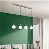 Luce Ambiente Design ERIS lampada a sospensione, E14, I-ERIS-S4, ERIS [Lampade per Interni > Lampade a Sospensione]