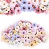 Belvanr Fiori Artificiali Margherita Teste 200 Pezzi Teste di Fiori Artificiali Fiori Finti Artificiali Multicolor Mini Margherita Fiori Margherite Finte Fiori Fiori Artificiali per Decorazioni