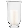 TREND FOR HOME Porta Candele in Vetro 25 cm, Vaso Grande Alto Trasparente per Candela Galleggiante, Centro Tavola Moderno per Soggiorno, Portacandele Votivi da Tavolo, Azalea
