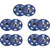 QUARKZMAN 5 Set Bottoni Automatici a Pressione 19mm Bottoni a Pressione da Cucire Metallo Accessori per Chiusura Borse Vestiti Jeans Cucito Artigianale, Blu Zaffiro