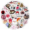 Padabayka Adesivi Giapponesi Incantevoli per Diari - Scrapbook - Decorazioni per Feste Giapponesi - Adesivi a Tema Asiatico - Adesivi Regalo Giapponesi per Donne