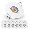 EMOS E EMOS Exclusive Faretti LED da Incasso per Cartongesso 5W / 370 Lumen | Faretti da Incasso Bagno IP44 | Set di 12 pezzi Spot LED 3000K Luce Bianco Caldo, Rotondi e Ultra Piatti in Bianco