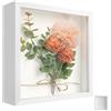 LCSHENGMIN Cornice per Immagini 3D, Cornice Profonda 3D, Cornice Stereoscopica 3D, Cornice per Immagini 20 x 20 cm con Lastra di Vetro Trasparente, Per Decorazioni Fai da te