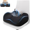 Benazcap Cuscino Sedia Ufficio, Cuscino Ergonomico di Seduta Ortopedico per Alleviare la Pressione di Coccige, Sciatica, Cuscino di Seduta in Memory per Sedia a Rotelle, Sedile Auto