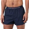 Tommy Hilfiger Boxer da Uomo in Tessuto UM0UM03930 Boxer, Multicolore (Blazer Navy), M