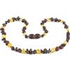 Baltic Elements Collana in ambra baltica per donne, uomini e ragazzi - Gioielli in ambra naturale dalla Lituania, design unico, idea regalo perfetta per mamma, sorella e adolescenti, 29 CM, ambra