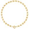 KOOUNUATA 18K Placato Oro Nodo Chain Choker per le Donne Delicate Chunky Amore Nodo Collana Gioielli a strati fatti a mano 18